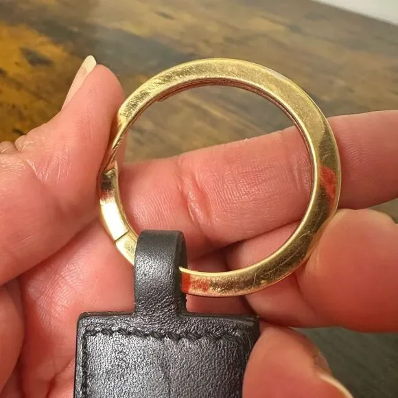 Gucci Tiger‎ Metal Leather Key Ring Keychain Bag Charm